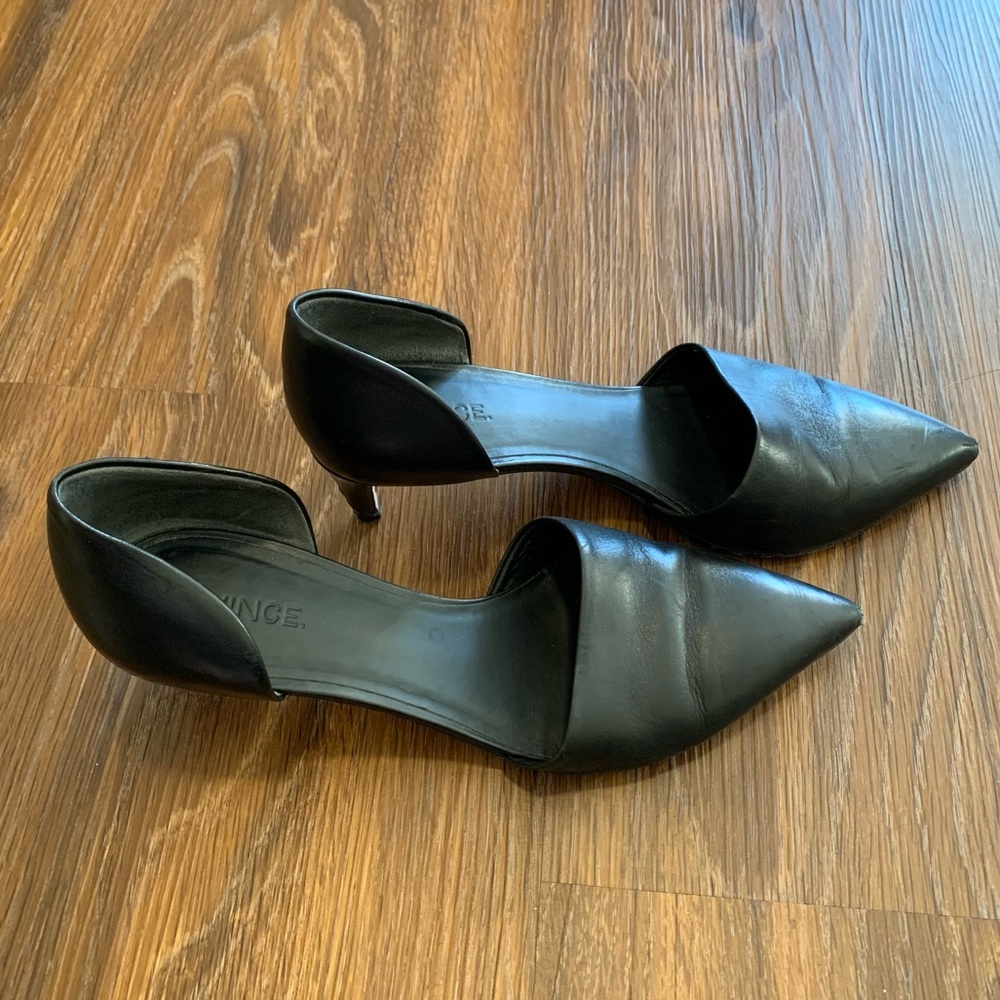 Vince leather heels